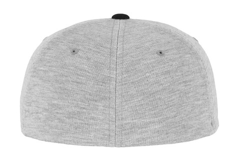 Flexfit Flexfit Double Jersey 2-Tone, Grey/Black, S/M bedrucken, Art.-Nr. 646681411