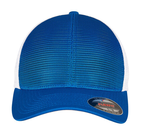 Flexfit Flexfit 360 Omnimesh Cap 2-Tone, Royal/White, S/M bedrucken, Art.-Nr. 648683531