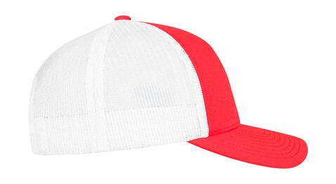 Flexfit 5-Panel Retro Trucker 2-Tone Cap, Black/White, One Size bedrucken, Art.-Nr. 649681500
