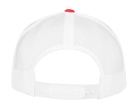 Flexfit 5-Panel Retro Trucker 2-Tone Cap, Black/White, One Size bedrucken, Art.-Nr. 649681500