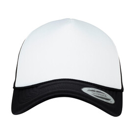 Flexfit Foam Trucker Cap Curved Visor, Black/White/Black, One Size bedrucken, Art.-Nr. 651681800 Flexfit Foam Trucker Cap Curved Visor, Black/White/Black, One Size bedrucken, Art.-Nr. 651681800