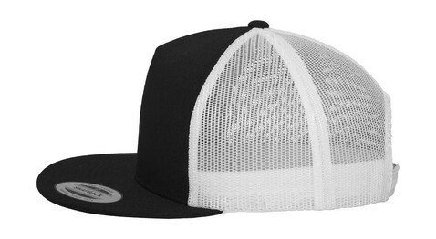 Flexfit Classic Trucker 2-Tone, Black/White, One Size bedrucken, Art.-Nr. 653681500