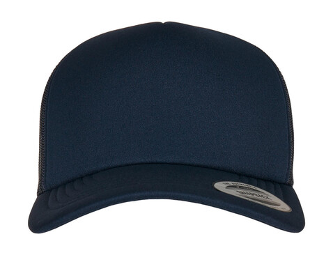 Flexfit Classic Curved Visor Foam Trucker Cap, Navy, One Size bedrucken, Art.-Nr. 654682000
