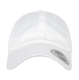 Flexfit Low Profile Organic Cotton Cap, White, One Size bedrucken, Art.-Nr. 656680000