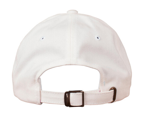 Flexfit Peached Cotton Twill Dad Cap, White, One Size bedrucken, Art.-Nr. 657680000