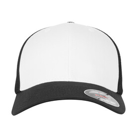 Flexfit Flexfit Mesh Colored Front, Black/White/Black, S/M bedrucken, Art.-Nr. 660681801