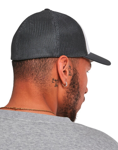 Flexfit Flexfit Mesh Colored Front, Dark Grey/White/Dark Grey, L/XL bedrucken, Art.-Nr. 660681882