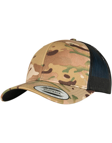 Flexfit Retro Trucker Multicam®, Multicam Black, One Size bedrucken, Art.-Nr. 661681110 Flexfit Retro Trucker Multicam®, Multicam Black, One Size bedrucken, Art.-Nr. 661681110