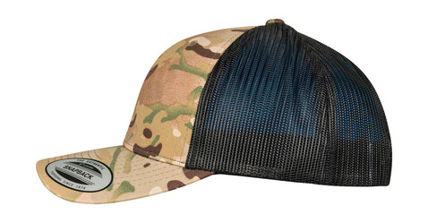 Flexfit Retro Trucker Multicam®, Multicam Alpine, One Size bedrucken, Art.-Nr. 661680010