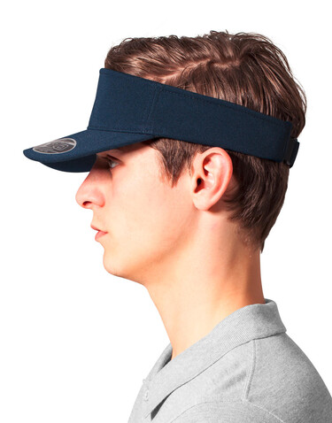 Flexfit 110 Visor Cap, Black, One Size bedrucken, Art.-Nr. 663681010