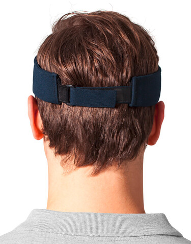 Flexfit 110 Visor Cap, Black, One Size bedrucken, Art.-Nr. 663681010