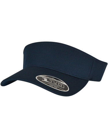 Flexfit 110 Visor Cap, Black, One Size bedrucken, Art.-Nr. 663681010