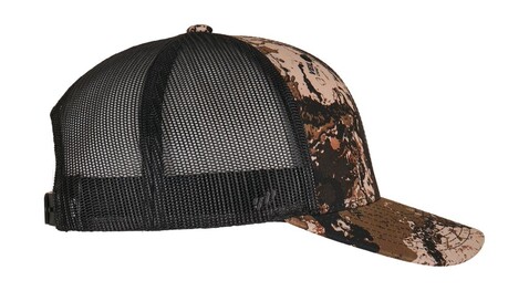 Flexfit Classics® Veil Camo™ Retro Trucker Cap, Poseidon Black, One Size bedrucken, Art.-Nr. 664681020