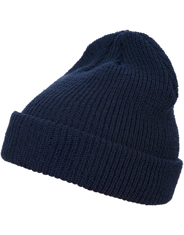 Flexfit Long Knit Beanie, Black, One Size bedrucken, Art.-Nr. 666681010