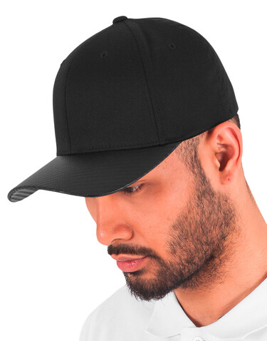 Flexfit Carbon Flexfit Cap, Black/Carbon, S/M bedrucken, Art.-Nr. 674681441