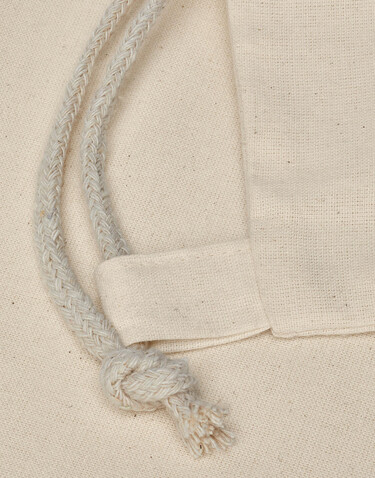 SG ACCESSORIES - BAGS Cotton Backpack Single Drawstring, Natural, One Size bedrucken, Art.-Nr. 676570080