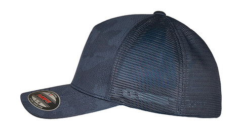 Flexfit Flexfit Jaquard Camo Cap, Navy, S/M bedrucken, Art.-Nr. 676682001