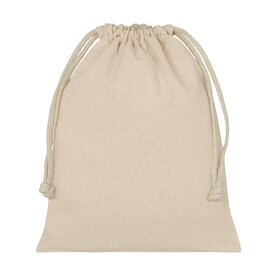 SG ACCESSORIES - BAGS Organic Cotton Stuff Bag, Natural, 2XS (10x14) bedrucken, Art.-Nr. 681570081