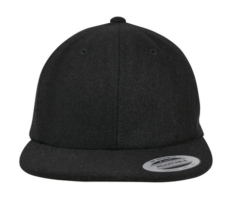 Flexfit Melton Cap, Black, One Size bedrucken, Art.-Nr. 683681010