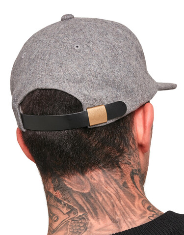 Flexfit Melton Cap, Black, One Size bedrucken, Art.-Nr. 683681010