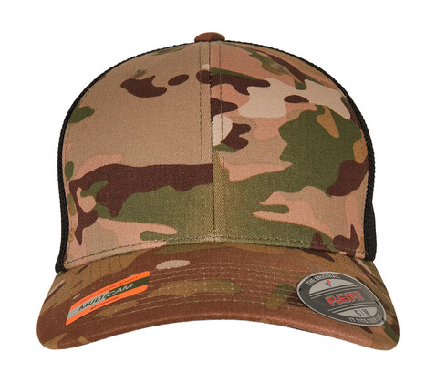 Flexfit Multicam Trucker Mesh Cap, Multicam, S/M bedrucken, Art.-Nr. 684688111 Flexfit Multicam Trucker Mesh Cap, Multicam, S/M bedrucken, Art.-Nr. 684688111