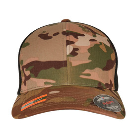 Flexfit Multicam Trucker Mesh Cap, Multicam, S/M bedrucken, Art.-Nr. 684688111