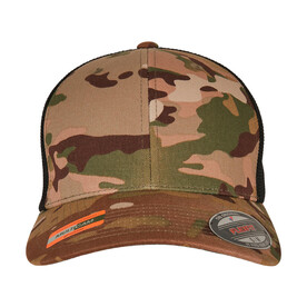 Flexfit Multicam Trucker Mesh Cap, Multicam, S/M bedrucken, Art.-Nr. 684688111