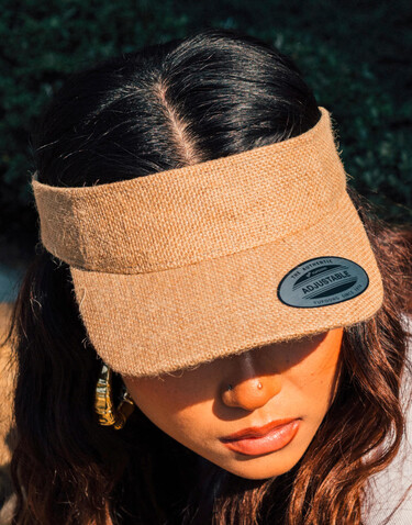 Flexfit Bast Visor Cap, Natural, One Size bedrucken, Art.-Nr. 690680080