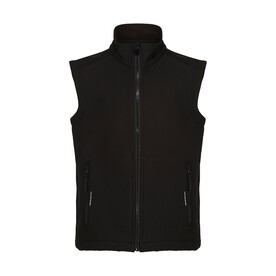 Regatta Junior Ablaze Softshell Bodywarmer, Black/Black, 3-4 (104) bedrucken, Art.-Nr. 779171522