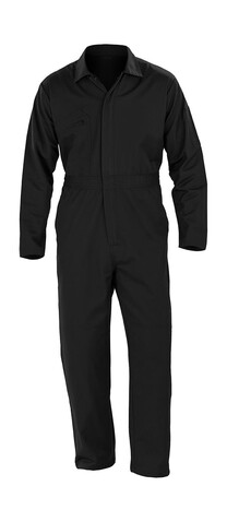 Result Recycled Action Overall with Zip Front, Black, S bedrucken, Art.-Nr. 797331013