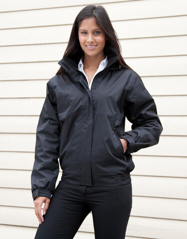 Result Ladies` Channel Jacket, Black, XS (8) bedrucken, Art.-Nr. 810331012