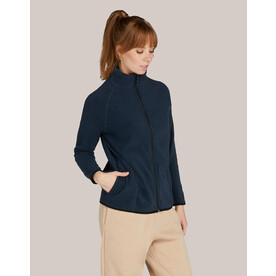 SG Signature Tagless Microfleece Full Zip Women, Dark Black, XS bedrucken, Art.-Nr. 810521042