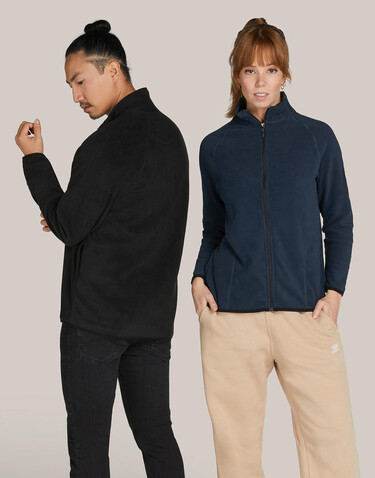 SG Signature Tagless Microfleece Full Zip Men, Dark Black, S bedrucken, Art.-Nr. 811521042
