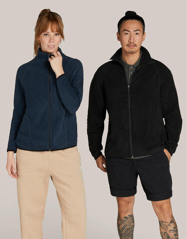 SG Signature Tagless Microfleece Full Zip Men, Dark Black, S bedrucken, Art.-Nr. 811521042