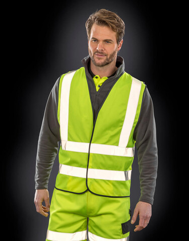 Result Hi-Vis Motorway Vest, Fluorescent Yellow, 2XL/3XL bedrucken, Art.-Nr. 813336058 Result Hi-Vis Motorway Vest, Fluorescent Yellow, 2XL/3XL bedrucken, Art.-Nr. 813336058