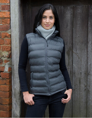 Result Ladies` Ice Bird Padded Gilet, Black, XS (8) bedrucken, Art.-Nr. 833331012