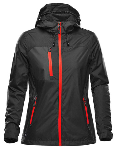 StormTech Women`s Olympia Shell, Black/Black, XS bedrucken, Art.-Nr. 837181532