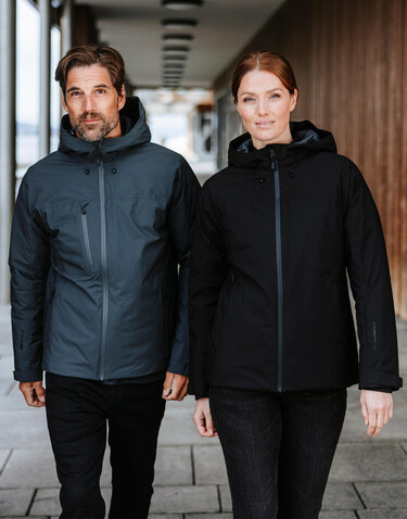 StormTech Women`s Nostromo Thermal Shell, Black/Graphite, XS bedrucken, Art.-Nr. 843181491