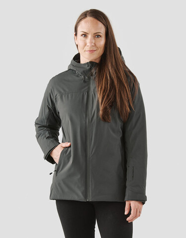 StormTech Women`s Nostromo Thermal Shell, Black/Graphite, XS bedrucken, Art.-Nr. 843181491