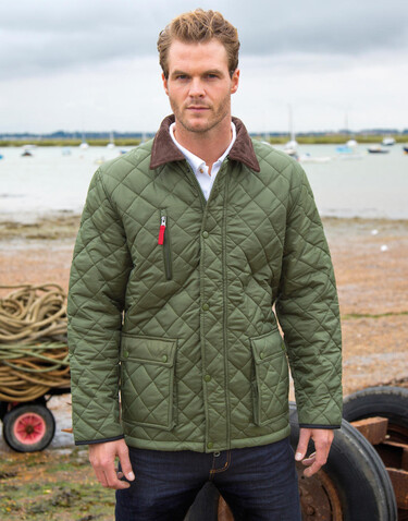Result Cheltenham Gold Jacket, Olive, XS bedrucken, Art.-Nr. 896335302