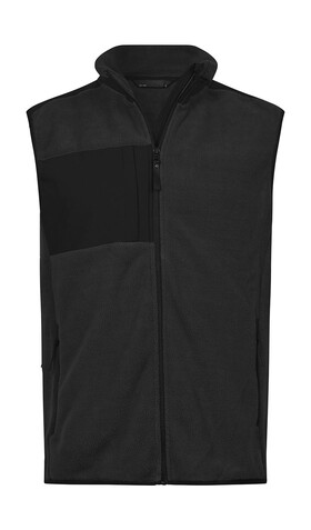 Tee Jays Mountain Fleece Bodywarmer, Black/Black, XS bedrucken, Art.-Nr. 898541772