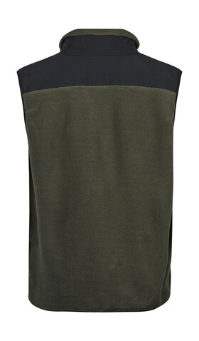 Tee Jays Mountain Fleece Bodywarmer, Deep Green/Black, XL bedrucken, Art.-Nr. 898545516