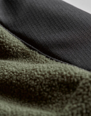Tee Jays Mountain Fleece, Deep Green/Black, XL bedrucken, Art.-Nr. 899545516