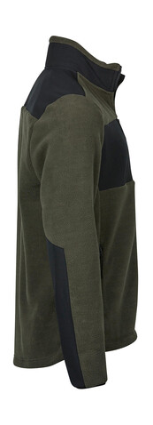 Tee Jays Mountain Fleece, Deep Green/Black, XL bedrucken, Art.-Nr. 899545516