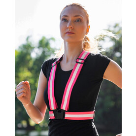 Korntex Reflective Body Belt Prague, Black, One Size bedrucken, Art.-Nr. 900131010