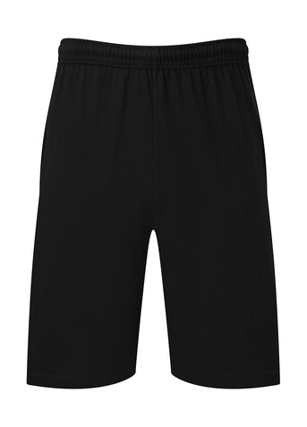 Fruit of the Loom Iconic 195 Jersey Shorts, Black, L bedrucken, Art.-Nr. 901011015