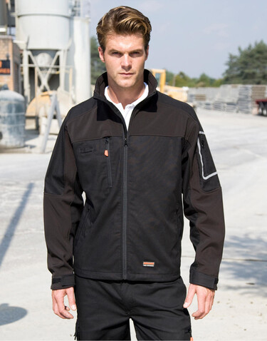Result Work-Guard Sabre Stretch Jacket, Black, M bedrucken, Art.-Nr. 902331014