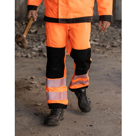 Korntex EOS - Hi-Vis Trousers, Orange/Black, 46 bedrucken, Art.-Nr. 903134600