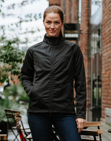 StormTech Women`s Greenwich Softshell, Black, L bedrucken, Art.-Nr. 906181015