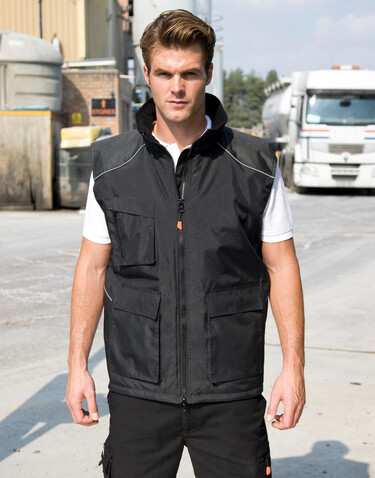 Result Work-Guard Vostex Bodywarmer, Black, XL bedrucken, Art.-Nr. 906331016